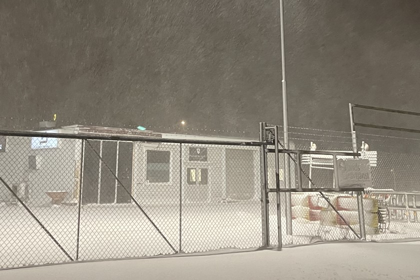 Ölands Bränner i snöstorm